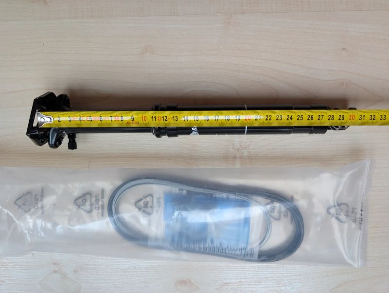 Nová sedlovka XLC 31,6, zdvih 100