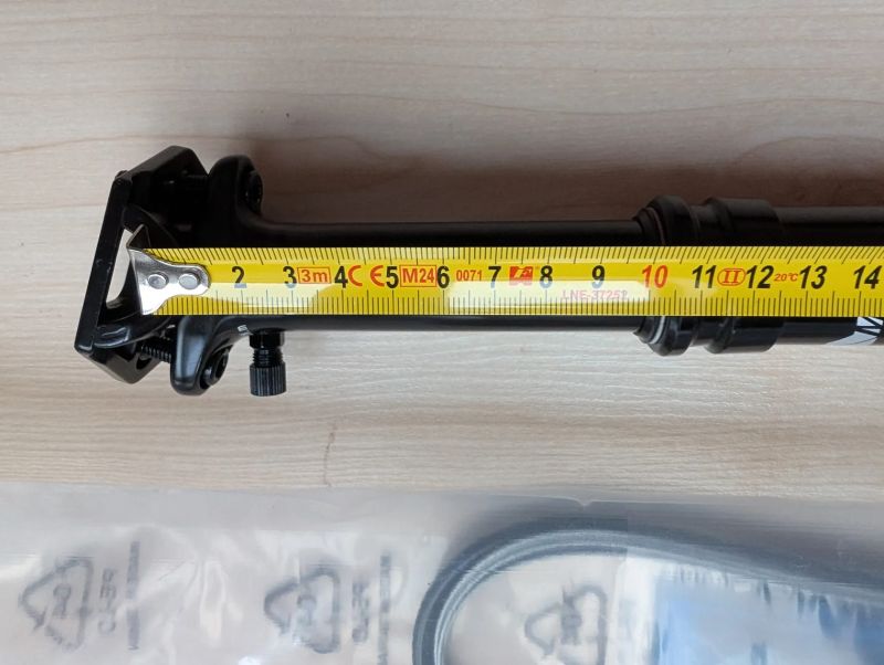 Nová sedlovka XLC 31,6, zdvih 100
