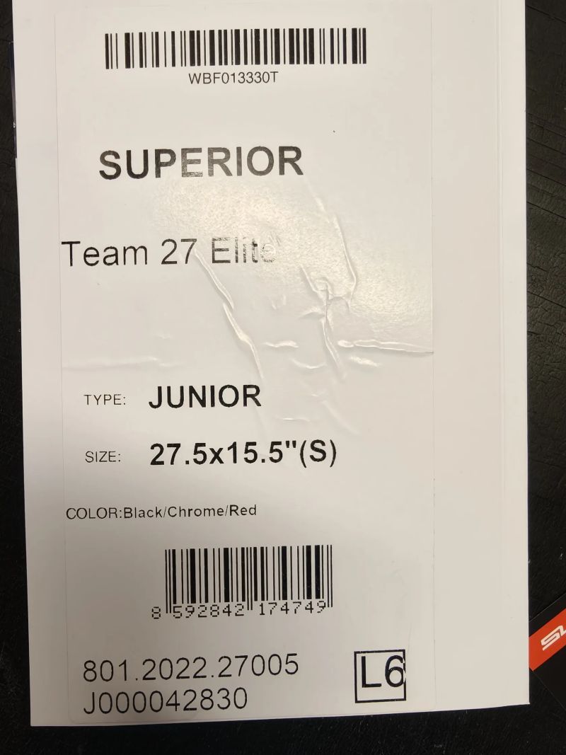 Superior Team 27 Elite, vel.S