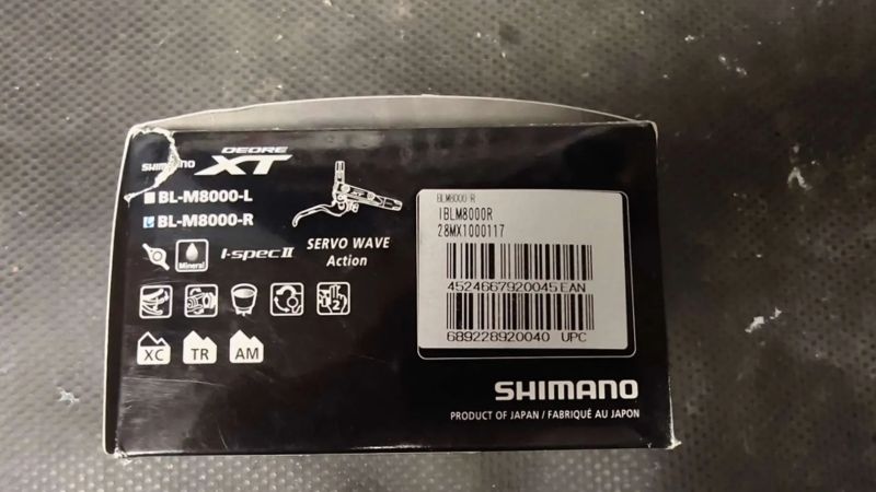 Páka Shimano XT BL-M8000 (pravá) I-Spec II