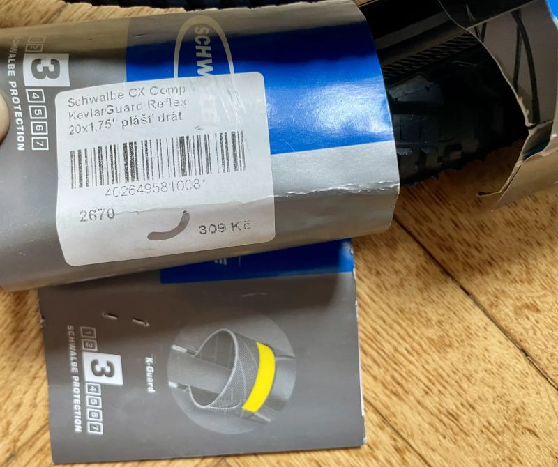 Schwalbe CX COMP 20x1.75 (2ks)
