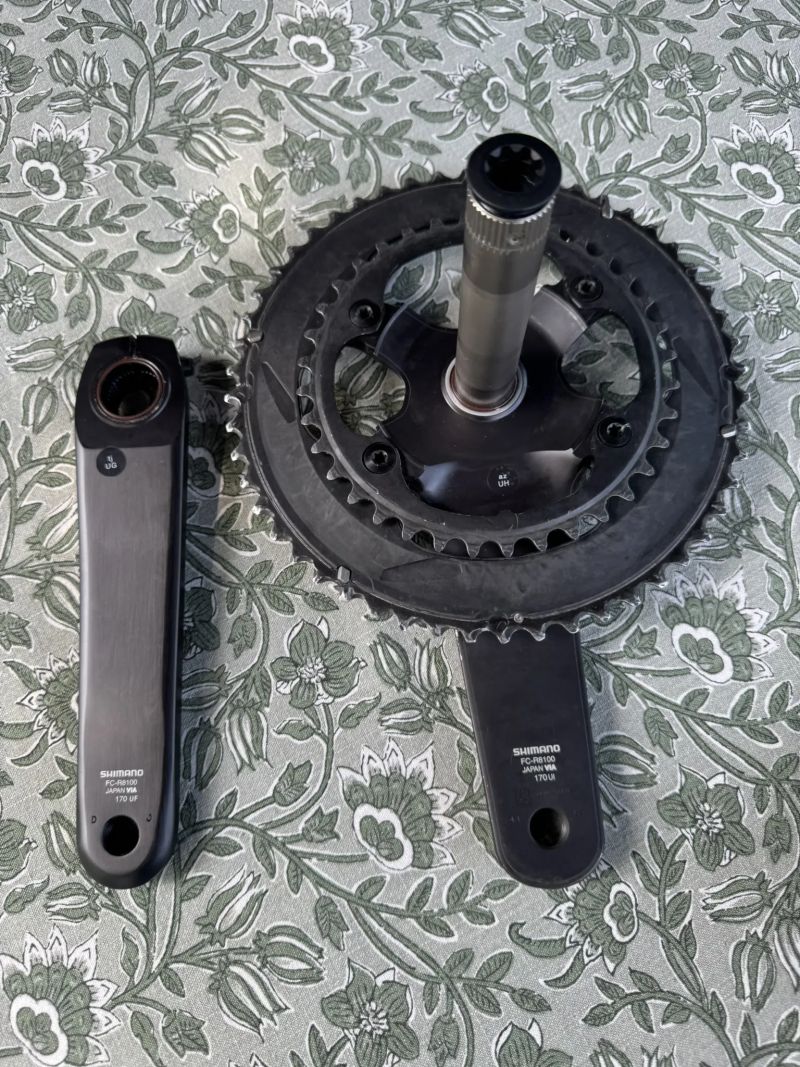 Shimano Ultegra 12s R8100 kliky 170mm s převodníky 52-36