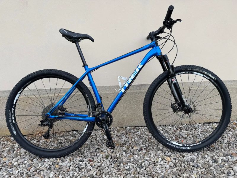 Trek Superfly. Koupil jsem ho, abych závodil. Závodil jsem dvakrát.