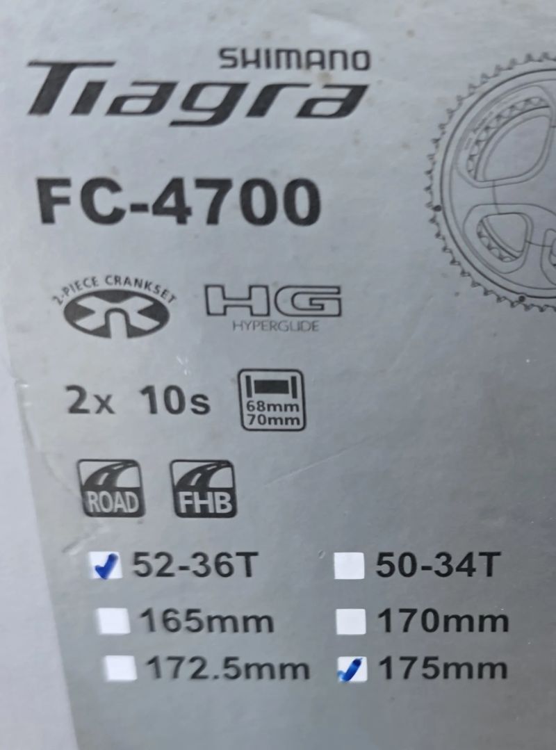 Nové kliky Tiagra FC-4700