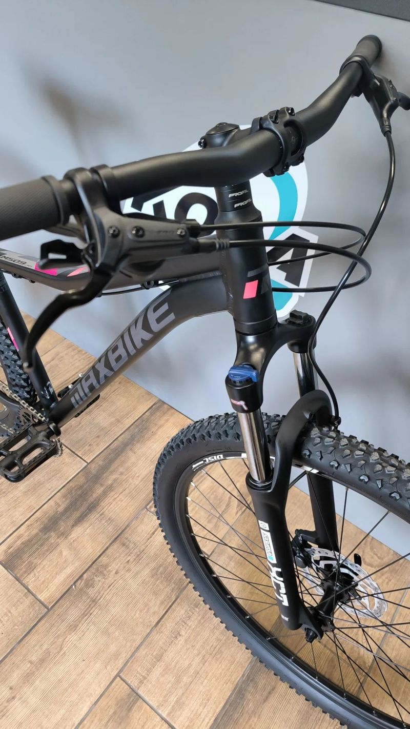 Maxbike Tien Lady 29 1x10 Deore M 2026 černý matný+fialová