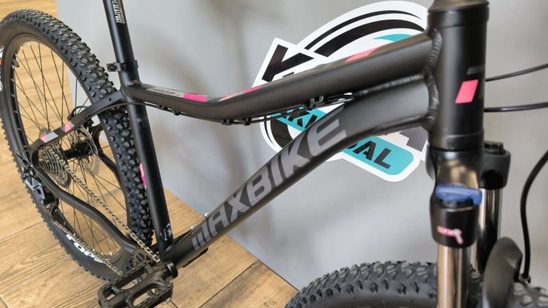 Maxbike Tien Lady 29 1x10 Deore M 2026 černý matný+fialová