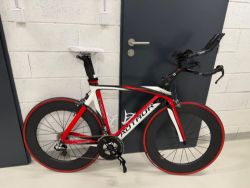 Triatlonový speciál Author CA-Road TT, vel. 58 s Di2, 8,6 kg