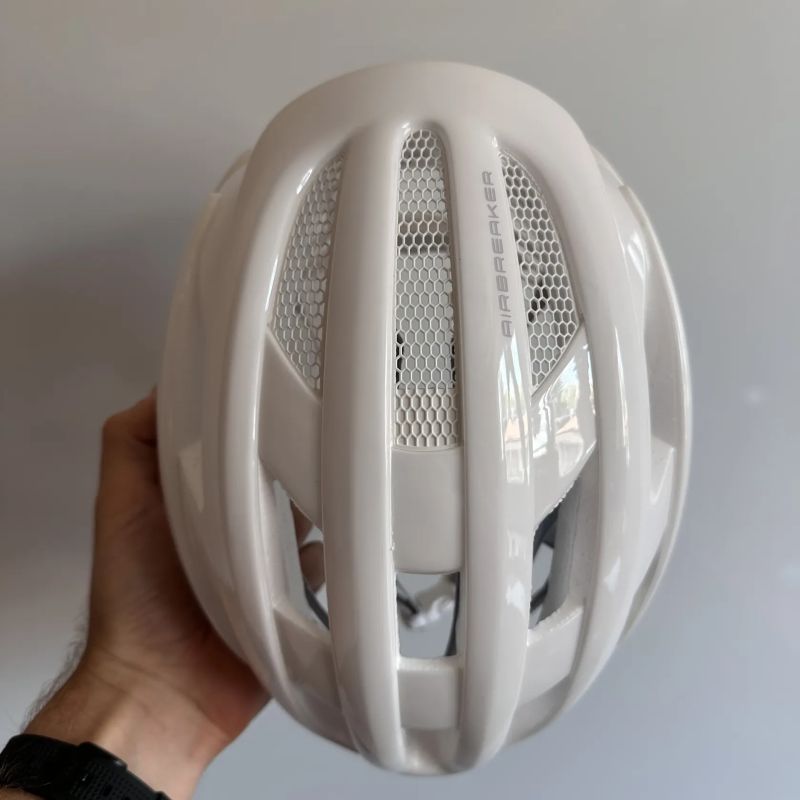 Cyklistická přilba ABUS AirBreaker pure white vel. M