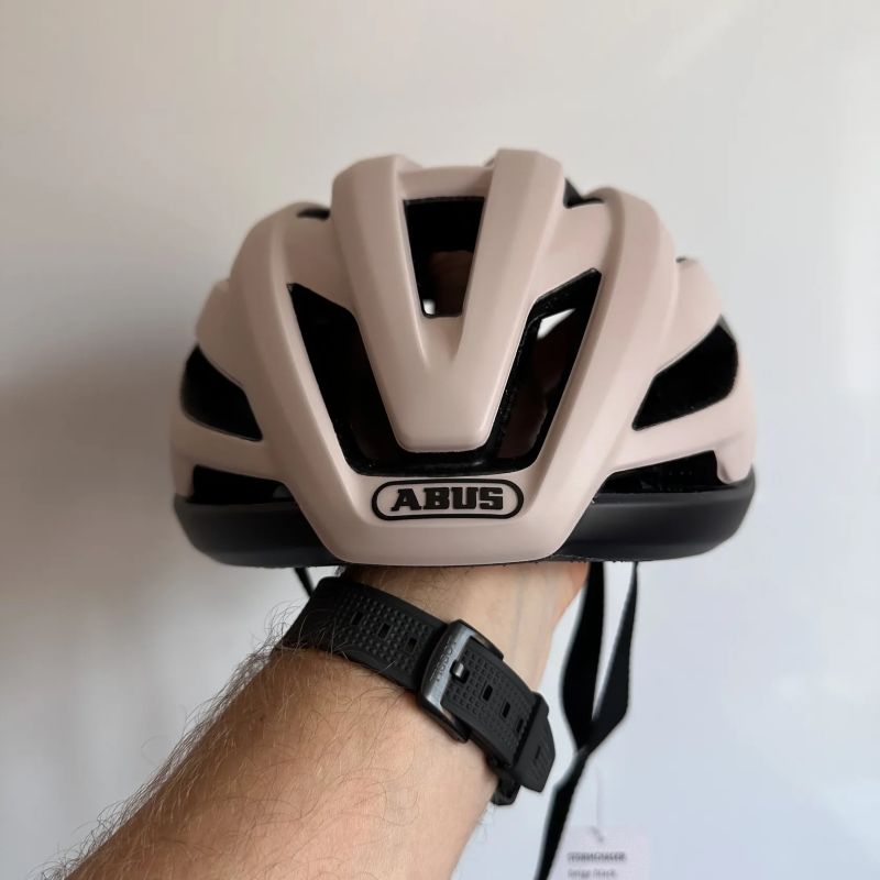 Cyklistická helma ABUS StormChaser beige black vel. S