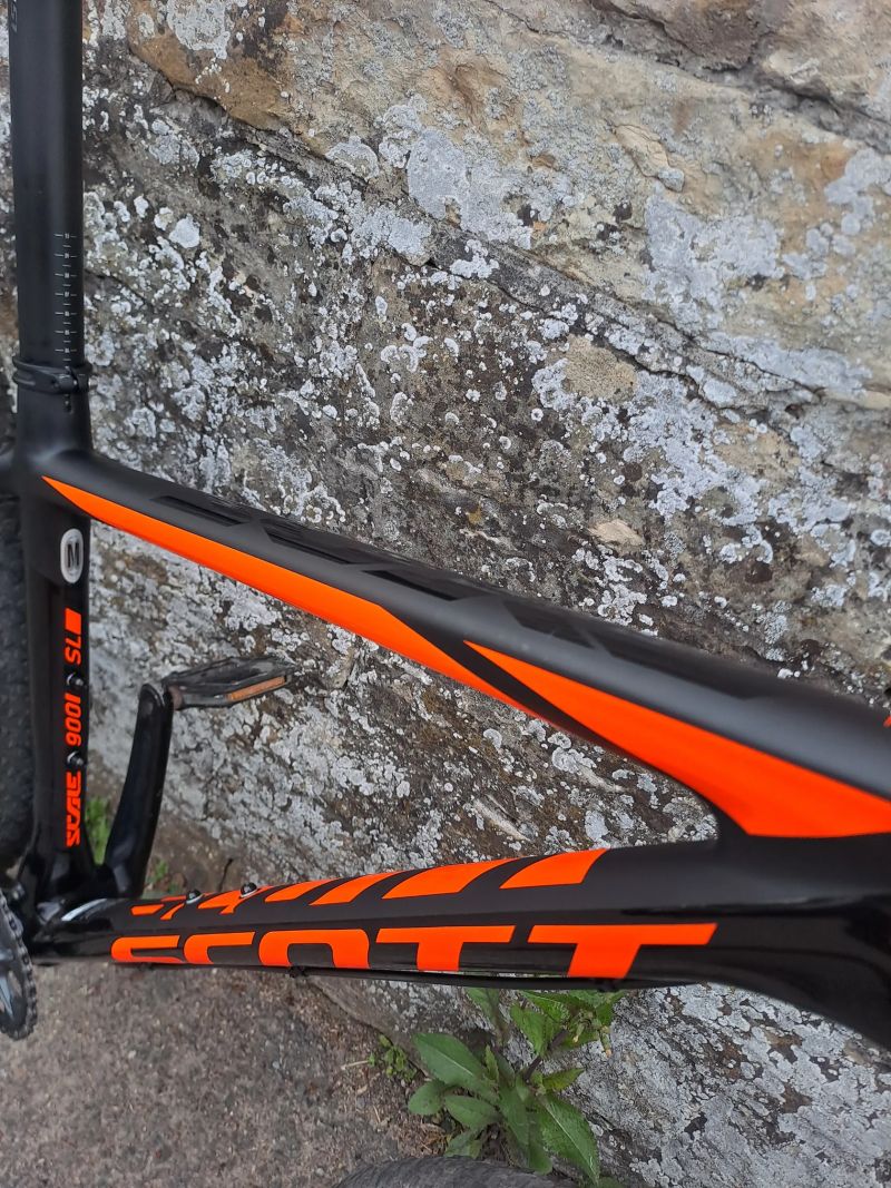 NOVÝ karbonový rám Scott Scalle 900 SL pro pevnou osu 12x142mm nebo rychloupínák / vel. S a M / 29er
