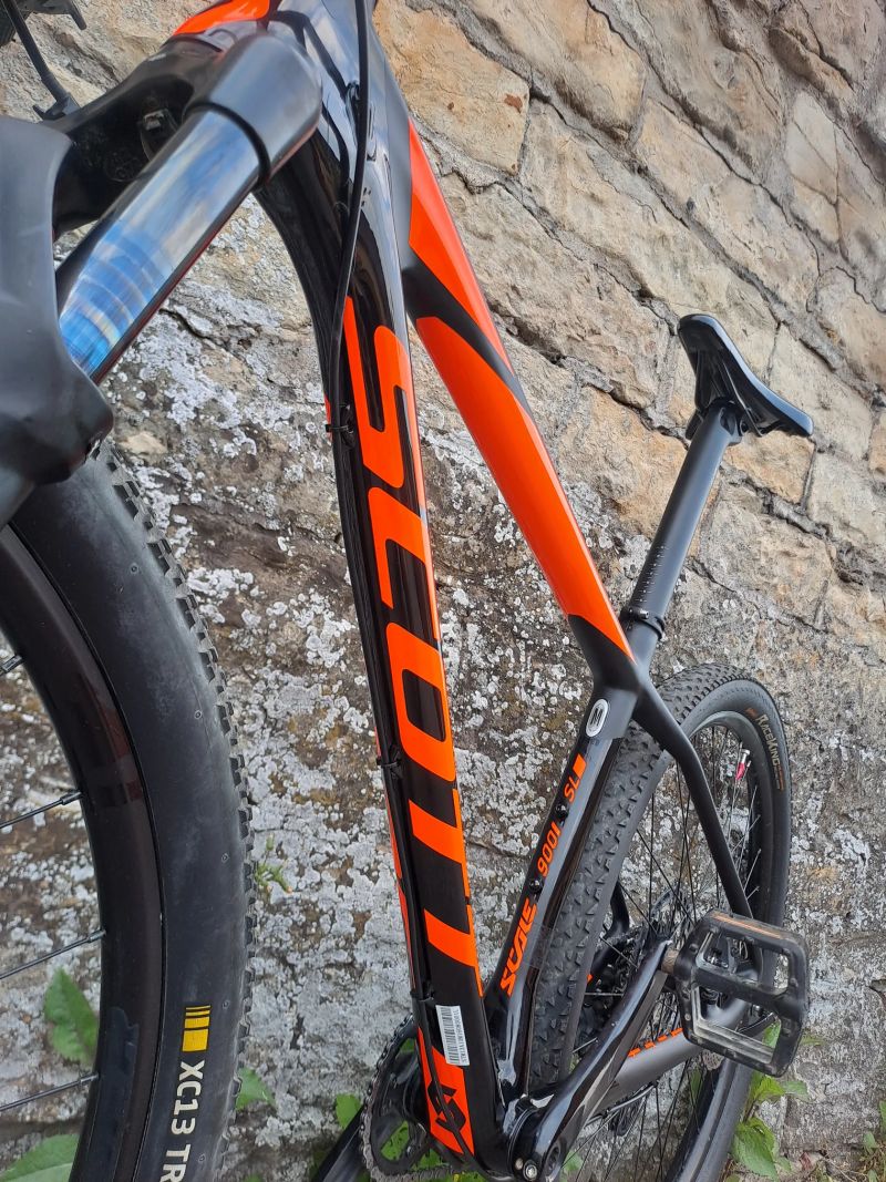 NOVÝ karbonový rám Scott Scalle 900 SL pro pevnou osu 12x142mm nebo rychloupínák / vel. S a M / 29er