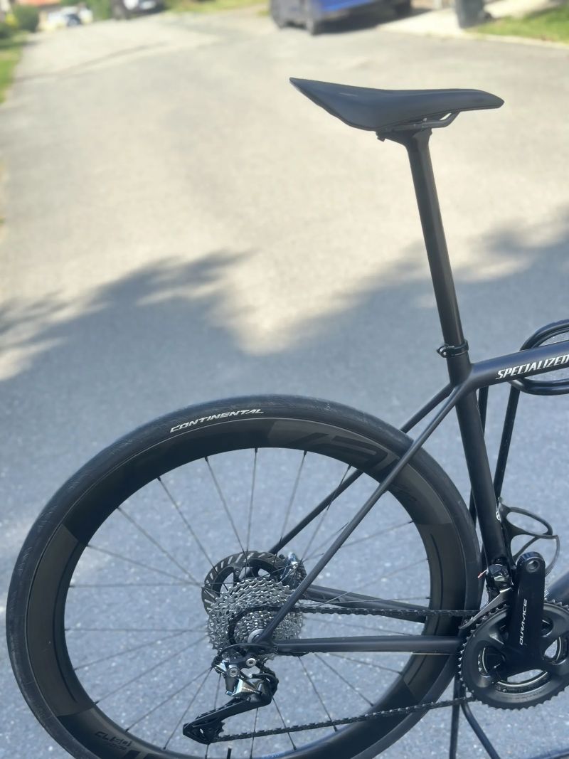 Specialized Aethos 2022 vel 56, černá barva, vlastní stavba