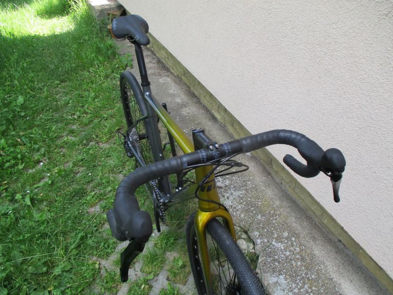 Nový gravel Maxbike Onyx vel. L, Shimano GRX400, hydraulické brzdy, pevné osy, celokarbon vidlice