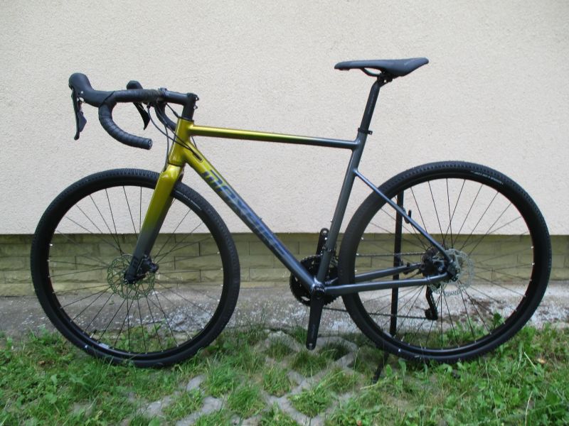 Nový gravel Maxbike Onyx vel. L, Shimano GRX400, hydraulické brzdy, pevné osy, celokarbon vidlice
