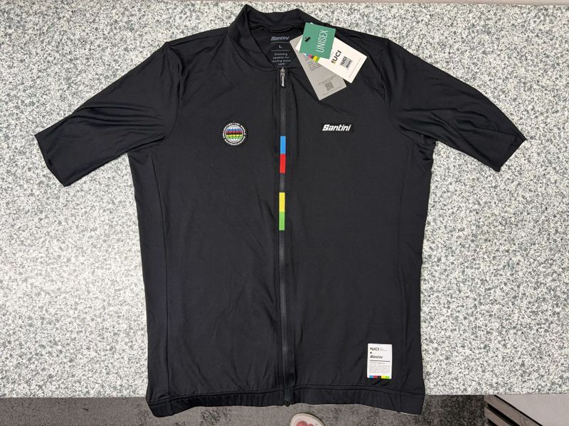 SANTINI - UCI WORLD CHAMPION cyklistický dres, L
