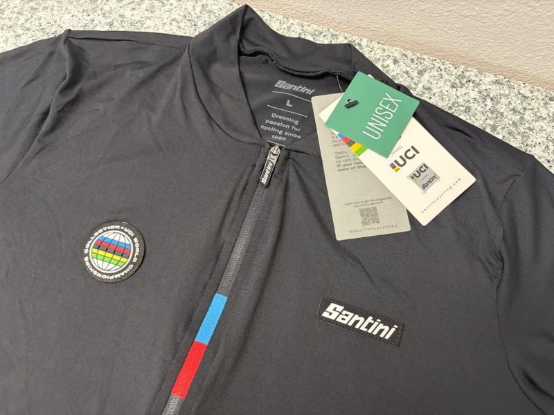 SANTINI - UCI WORLD CHAMPION cyklistický dres, L