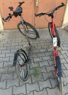 Prodám Dvě skládací Koloběžky KOSTKA TOUR MAX FOLD (G5) 
