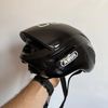 Cyklistická helma Abus Gamechanger Shiny Black vel. S