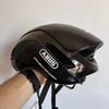 Cyklistická helma Abus Gamechanger Shiny Black vel. S