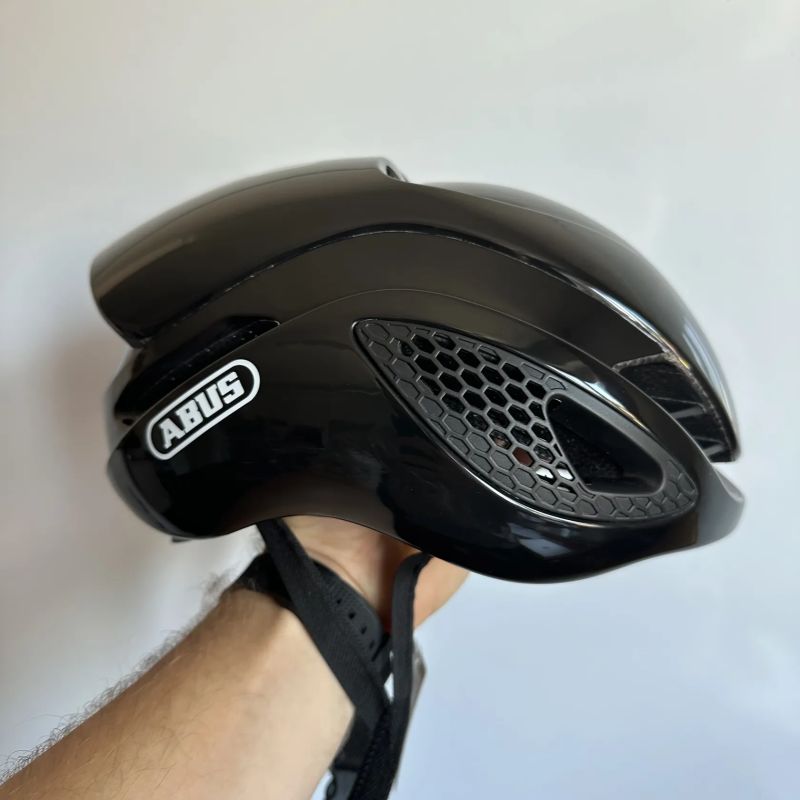Cyklistická helma Abus Gamechanger Shiny Black vel. S