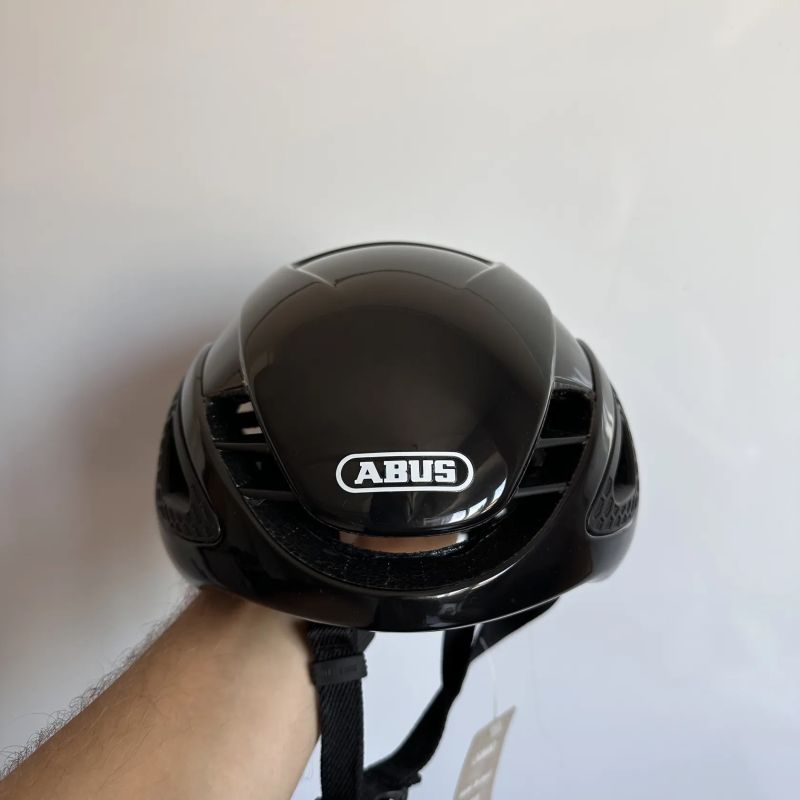 Cyklistická helma Abus Gamechanger Shiny Black vel. S