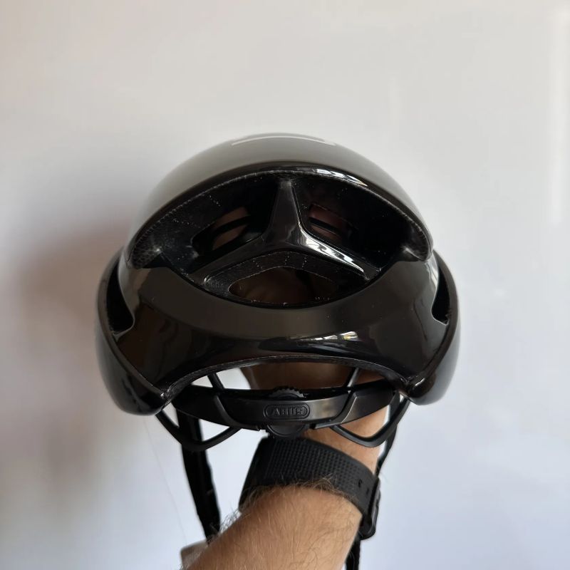 Cyklistická helma Abus Gamechanger Shiny Black vel. S