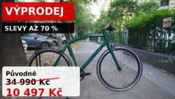 Městské kolo s řemenem a převodovkou VÝPRODEJ