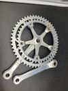 Kliky Campagnolo Super Record bez prolisu, 1987, délka 172.5mm, 53/43