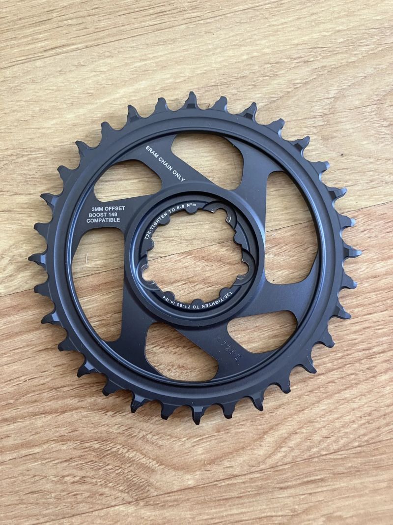 Převodník Sram X-SYNC 2 Direct mount Boost, 3mm Degree offset Eagle Lunar/Polar Grey - 32 zubů