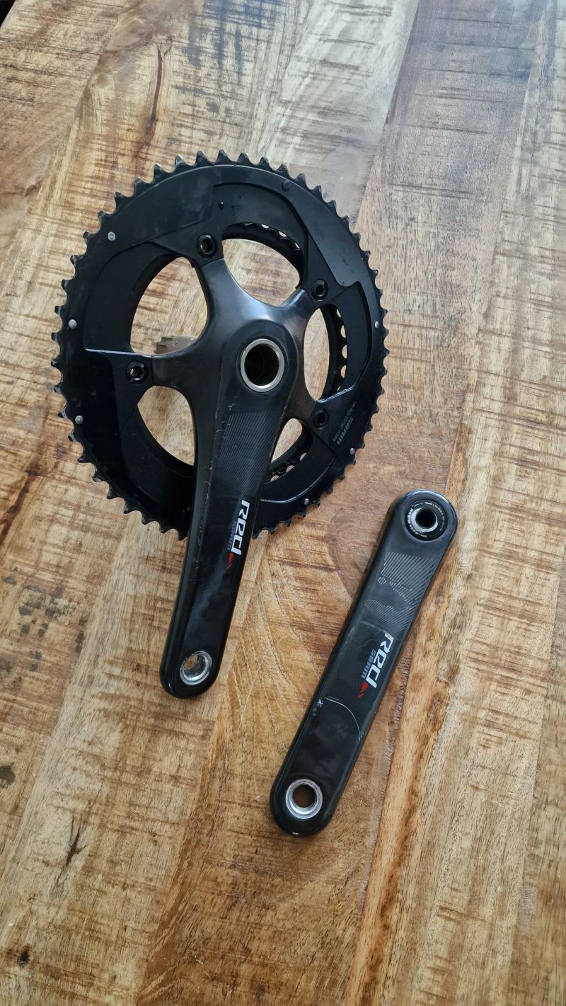 Silniční kliky SRAM RED 2x11, 53/39, 175mm, GXP, black