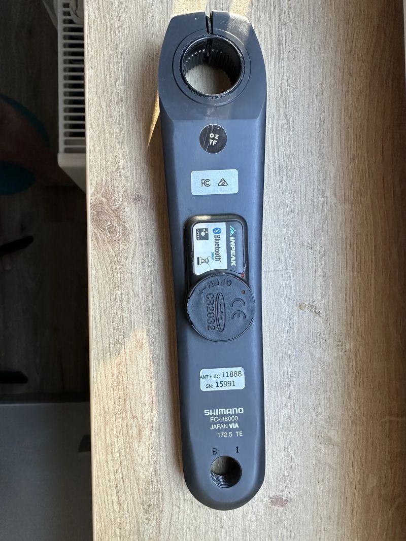 wattmetr InPeak ultegra R8000 (jak nový) 172,5mm