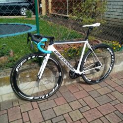 Cannondale SuperSix Evo Hi-Mod Carbon, Sram Red eTap. vel. M (170-180cm), jen 6.1 kg SLEVA. 