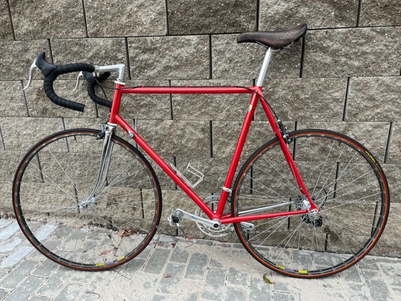 prodám silniční kolo, rám materiál Columbus vel.61 cm