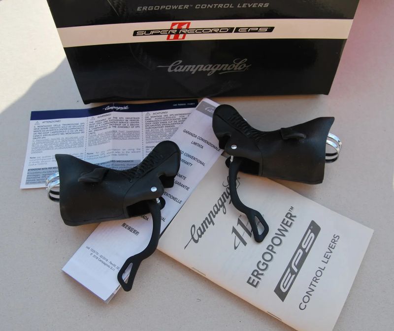 Campagnolo Ergopower 11s EPS, Super Record, Athena rim brake