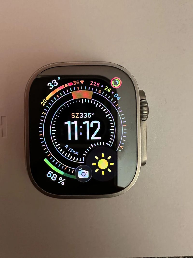 Apple watch ultra titanium case orange alpine loop