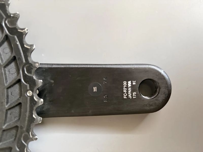 Kliky Shimano 105 s převodníkem 50-34 a wattmeterm