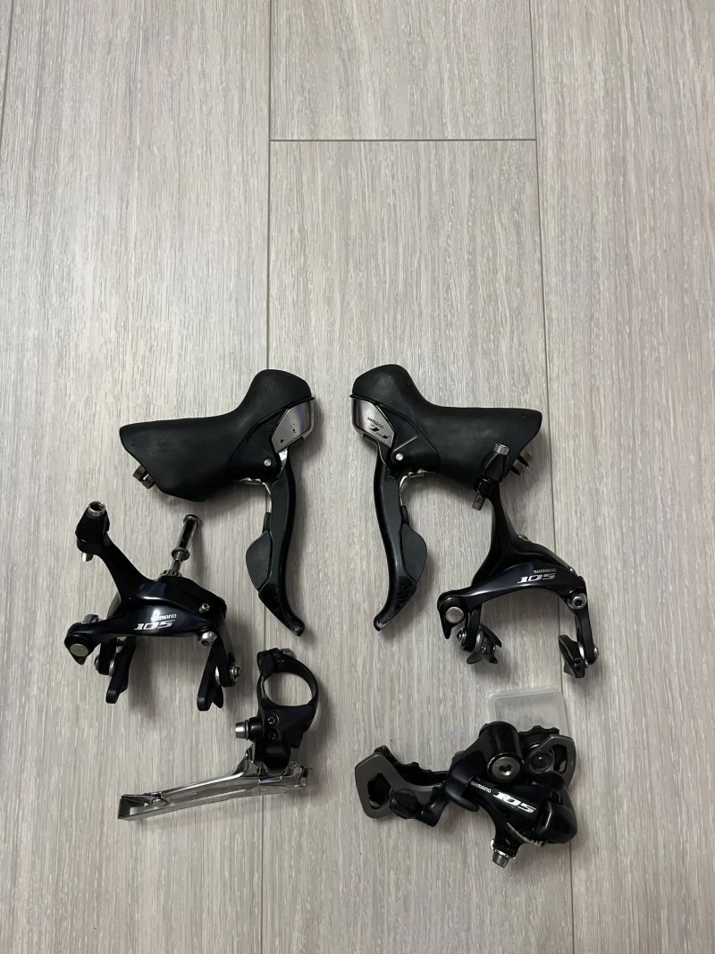 Sada Shimano 105 5700 (2x10) – páky, brzdy, hazka, přesmyk