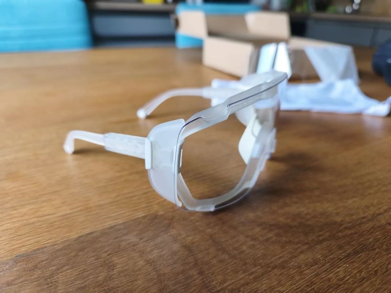 sportovní brýle POC Devour MTB Transparent Crystal Clarity ZEISS + Extra Glass