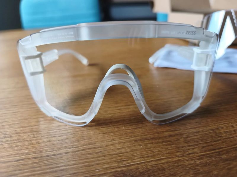 sportovní brýle POC Devour MTB Transparent Crystal Clarity ZEISS + Extra Glass