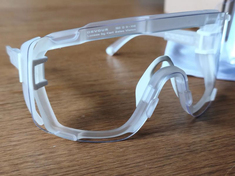 sportovní brýle POC Devour MTB Transparent Crystal Clarity ZEISS + Extra Glass