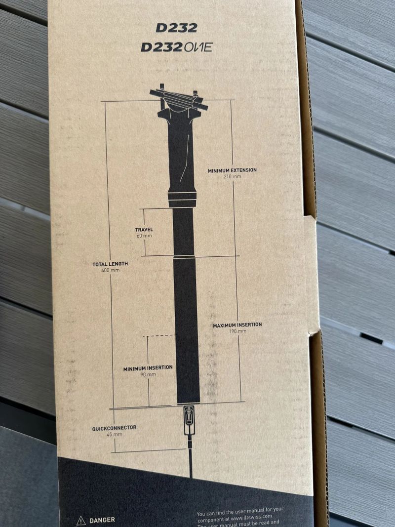 Teleskopická sedlovka DT Swiss D232 One Carbon 27.2mm