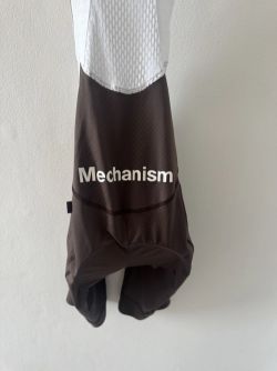 Cyklistické kraťasy Pas Normal Studios Mechanism Bibs Light Brown L