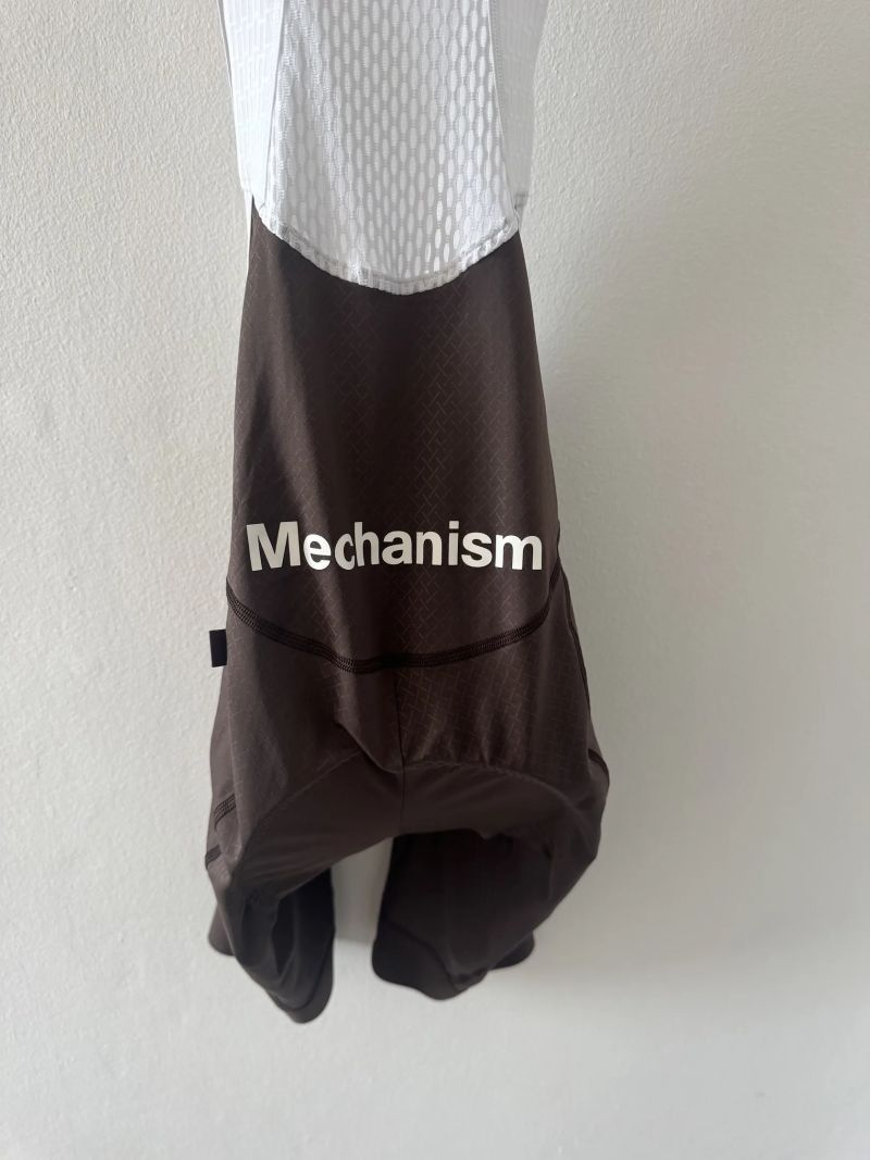 Cyklistické kraťasy Pas Normal Studios Mechanism Bibs Light Brown L