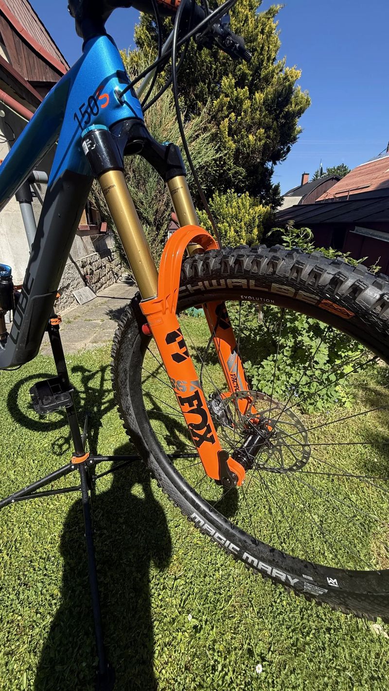 Prodám CUBE Stereo 150 C:62 SL 29 (2023) – TOP stav, Fox Factory Kashima / Shimano XT