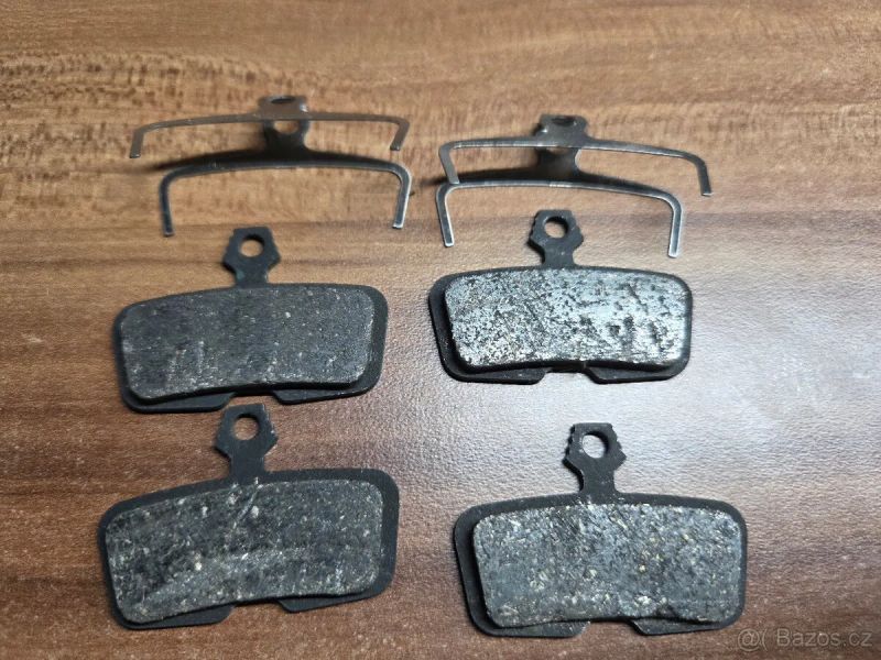 2 sety GALFER PRO FD455 zelené brzdové destičky Sram code, Avid