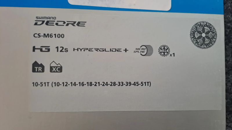 Kazeta Shimano Deore CSM6100 10-51 12s