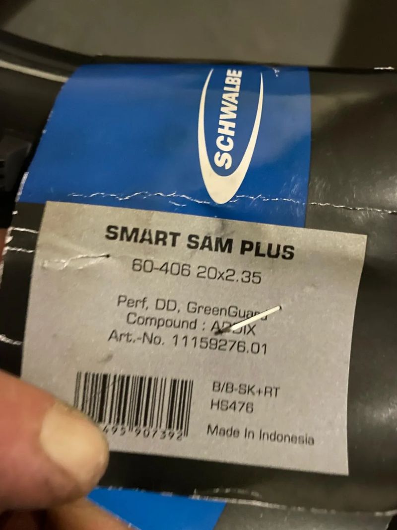Schwalbe smart sam addix, plus 20" - pláště do terénu