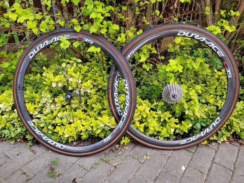 Karbonová silniční kola Shimano Dura Ace C35 WH7900, 35mm, ořech Shimano10
