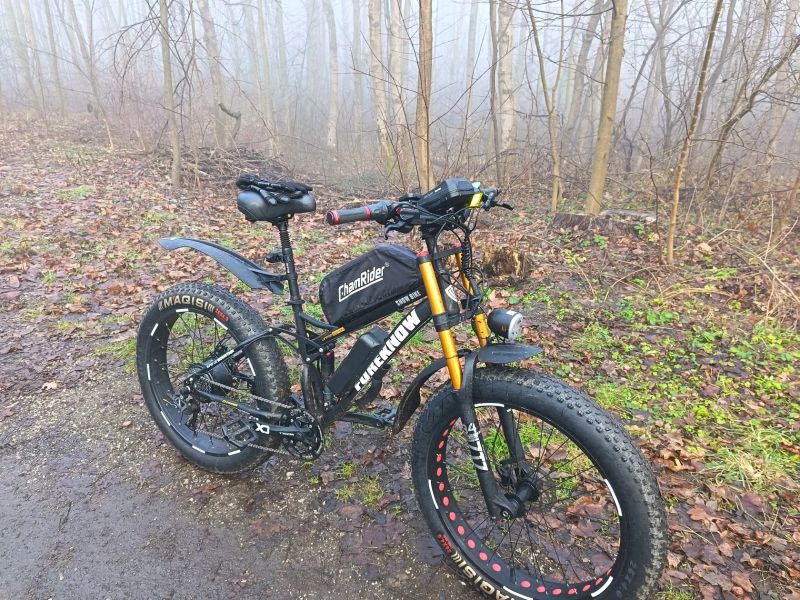 Fatbike celopéro vlastní stavba Bafang 1000W+25Ah baterie 