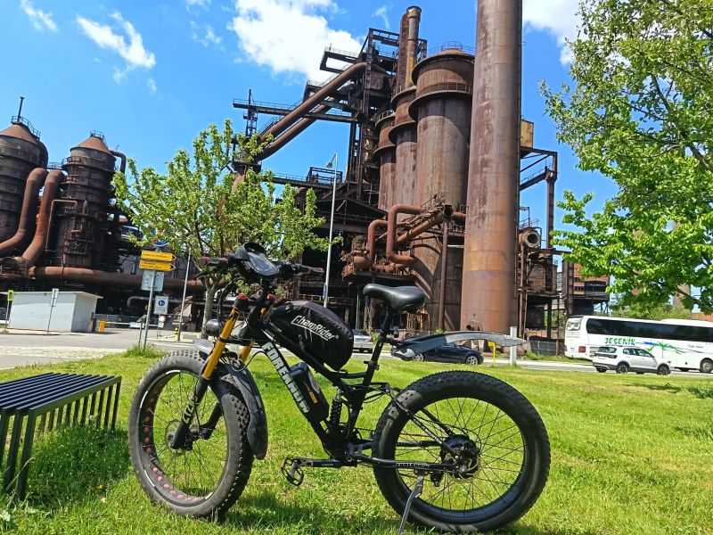 Fatbike celopéro vlastní stavba Bafang 1000W+25Ah baterie 